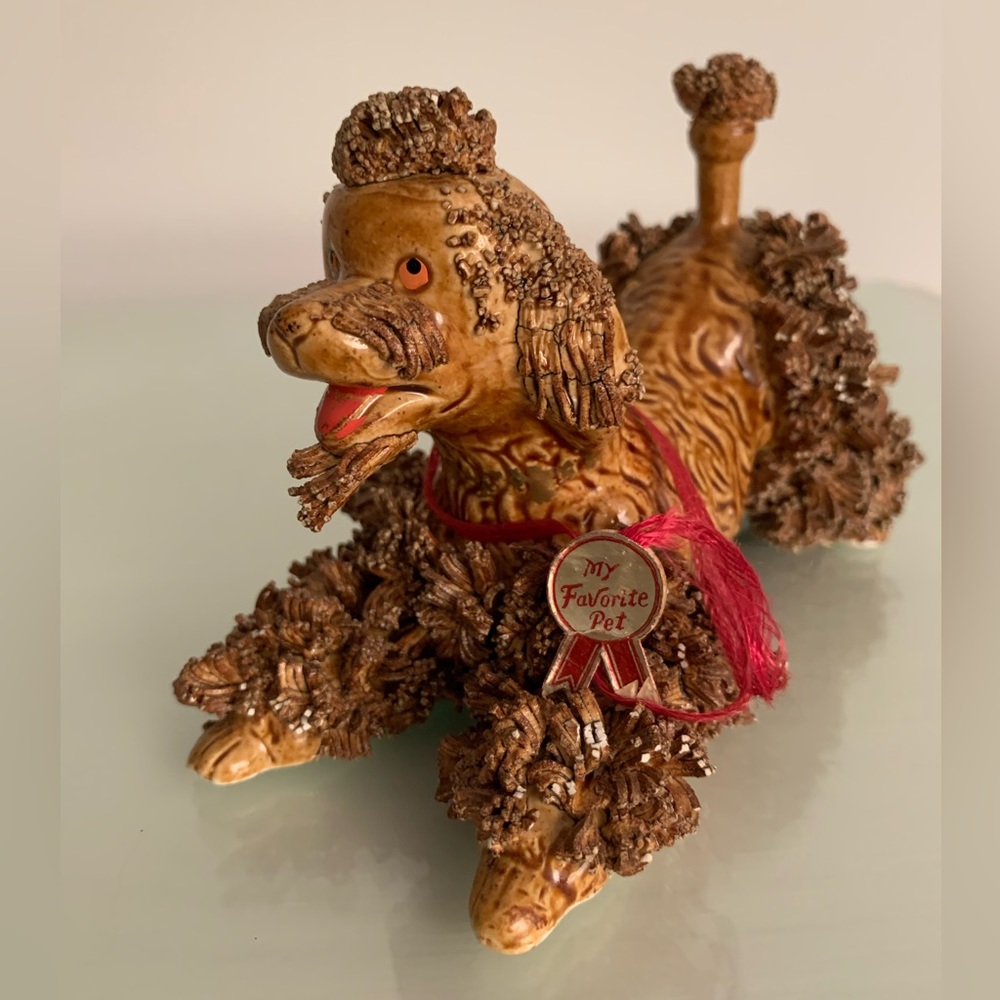 Vintage Spaghetti Poodle Figurine